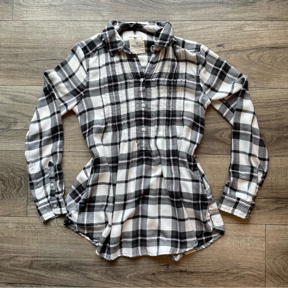 Plaid Babydoll Shirt